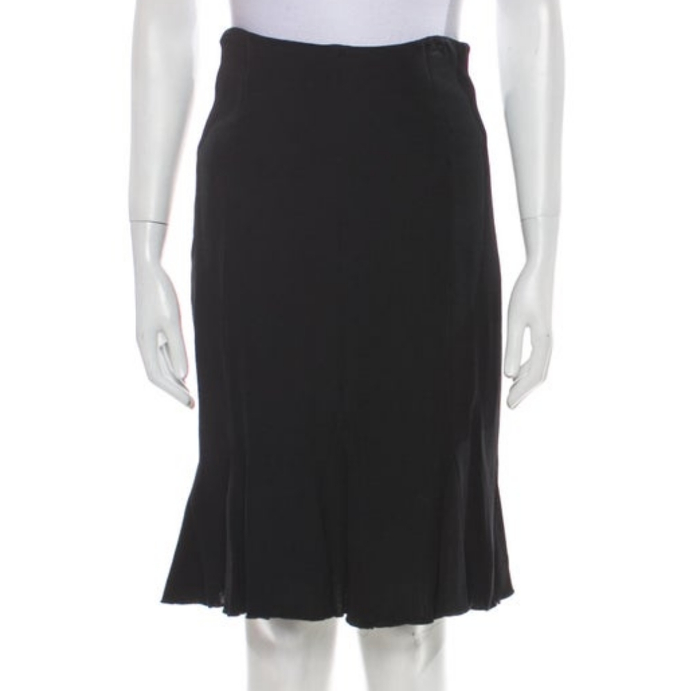 Emporio Armani Trumpet Hem/Fit & Flare Stretch Skirt-   Sz. 4 (40 IT)